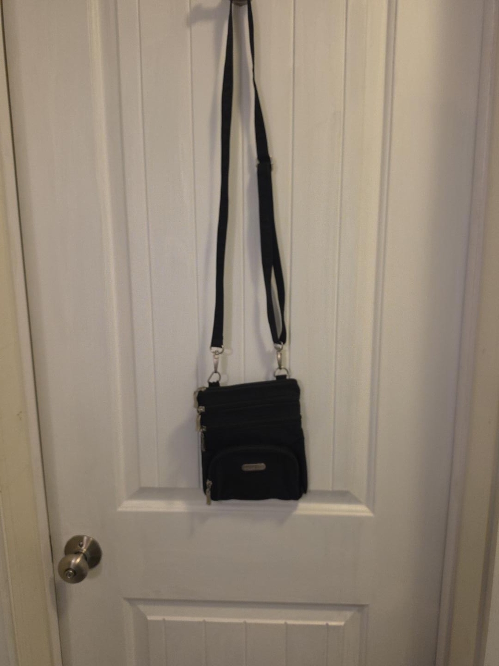 Baggallini Black Crossbody Bag with Adjustable Strap